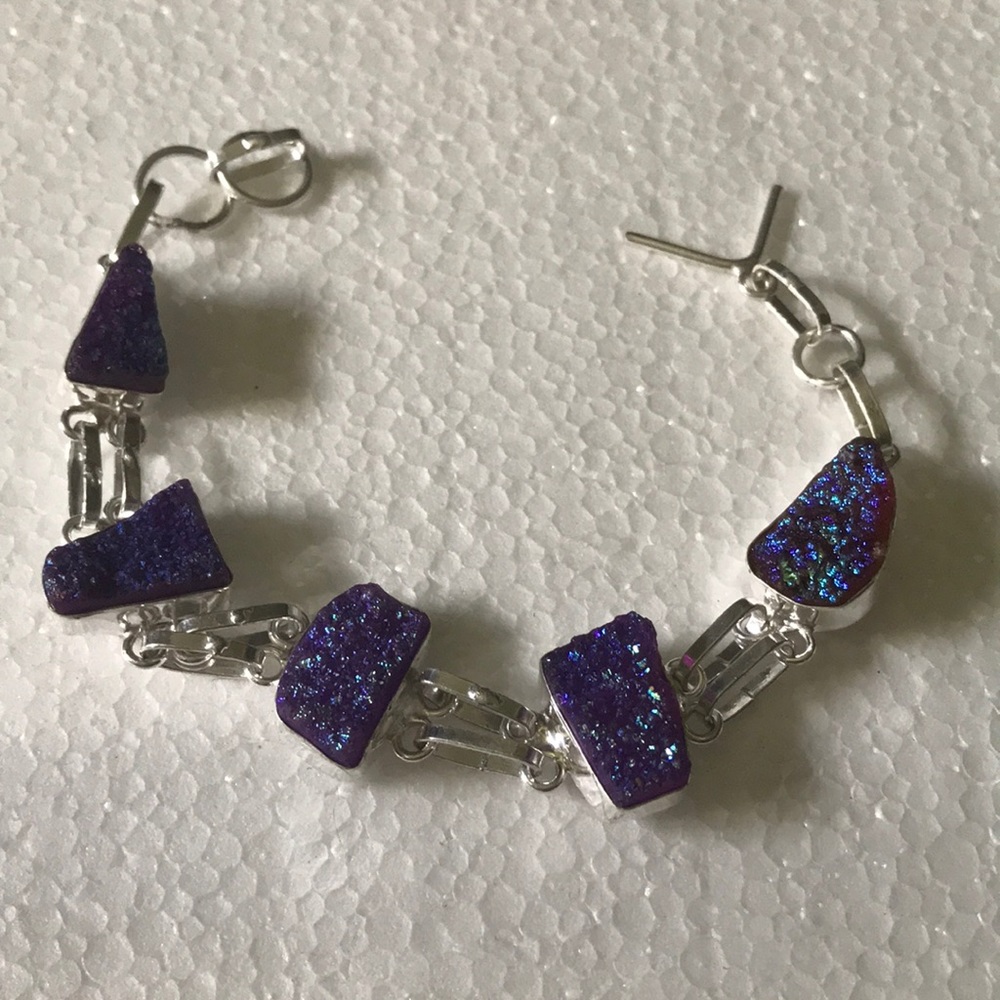 925 rainbow titanium bracelet